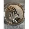 Image 3 : $20 Pure Silver Bugs Bunny 2015 Coin