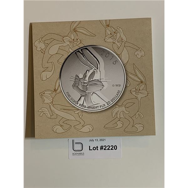 $20 Pure Silver Bugs Bunny 2015 Coin