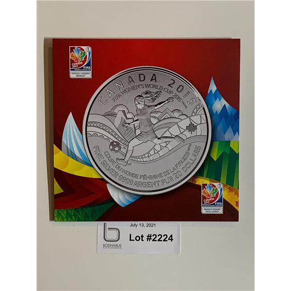 $20 Pure Silver FIFA Women’s Soccer 2015 Coin