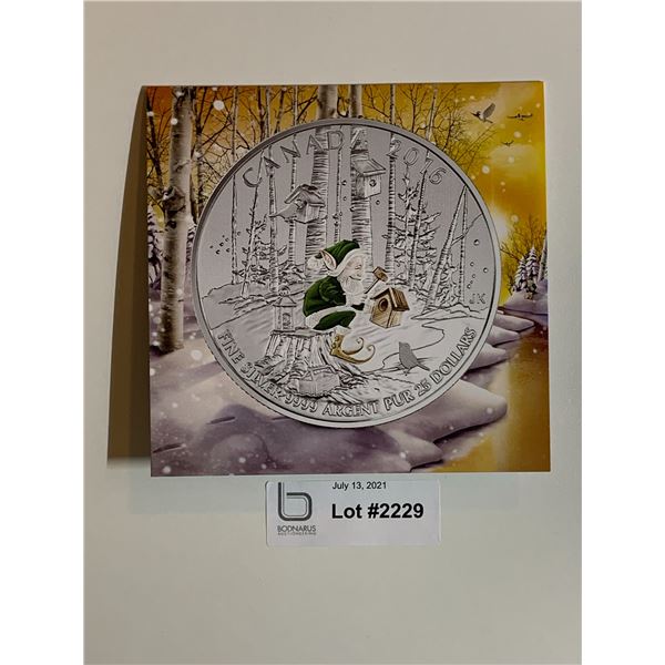 $25 Pure Silver Woodland Elf 2016 Coin