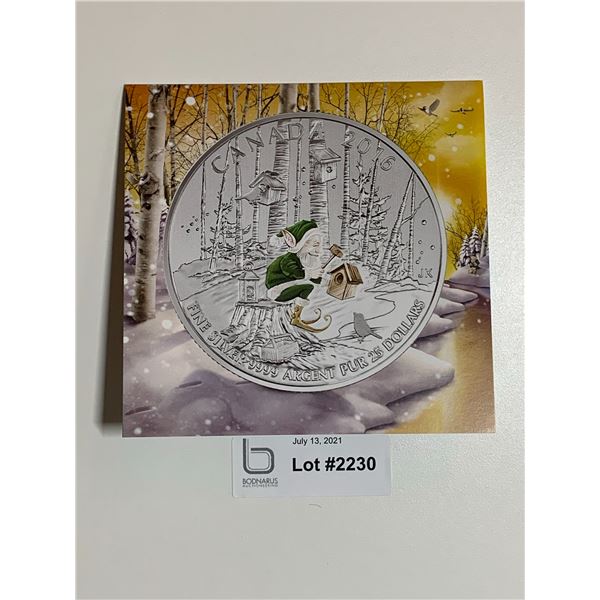 $25 Pure Silver Woodland Elf 2016 Coin