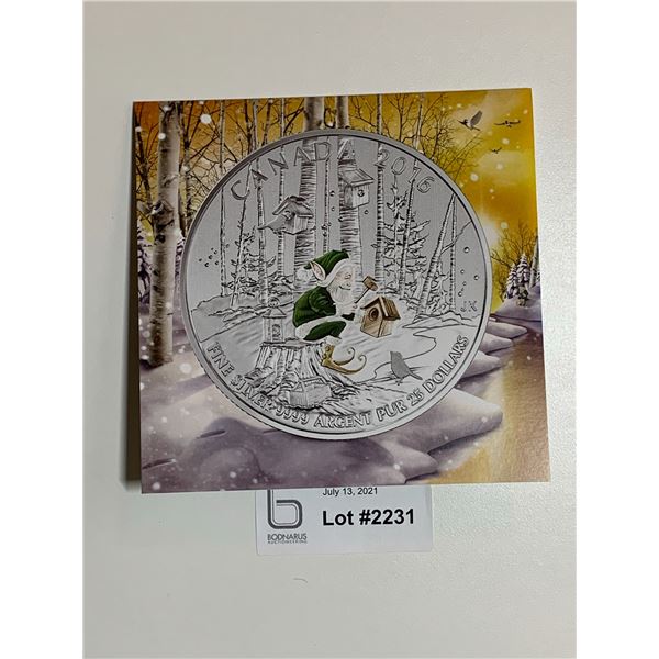 $25 Pure Silver Woodland Elf 2016 Coin