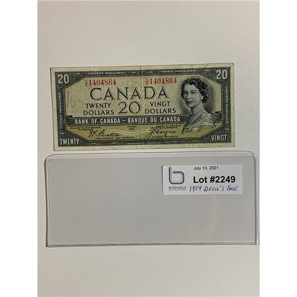 1954 Devil Face $20 note