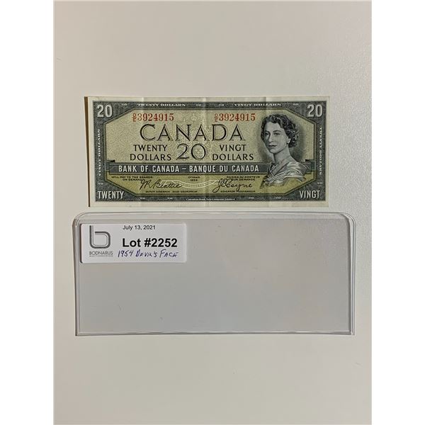 1954 Devil Face $20 note