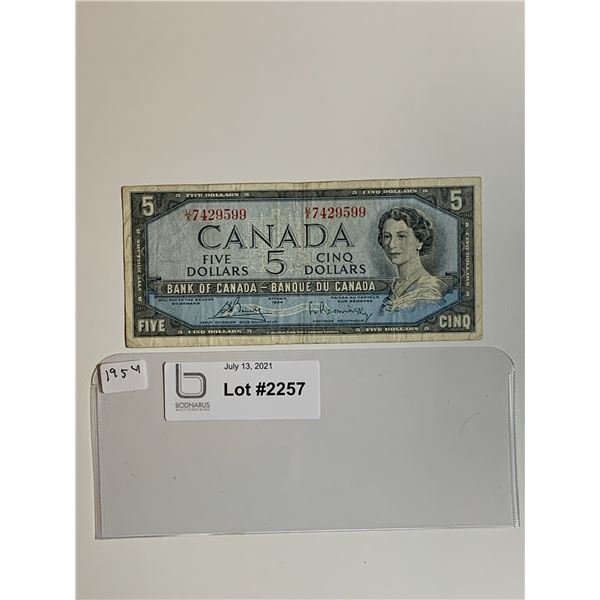1954 $5 note