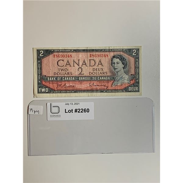 1954 $2 note