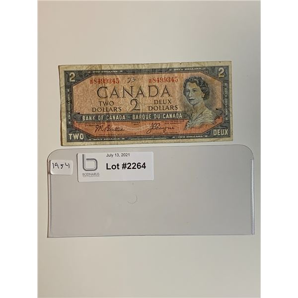 1954 $2 note