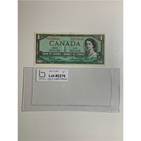 1954 $1 *Replacement note Fine