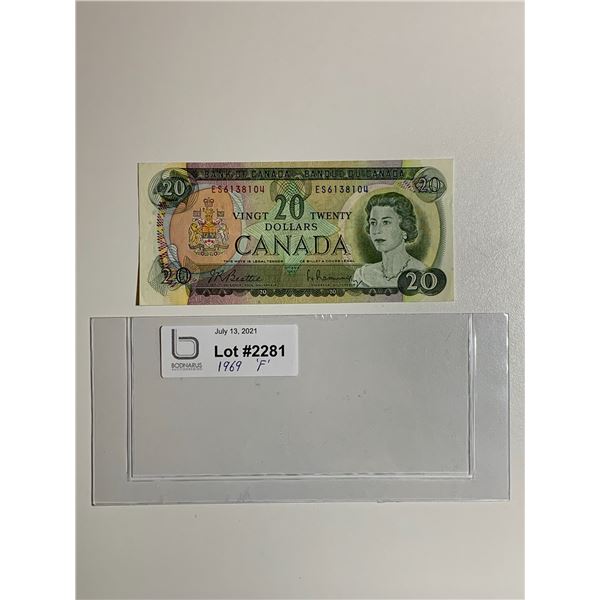 1969 $20 note Fine