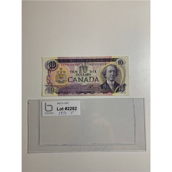 1971 $10 note Fine