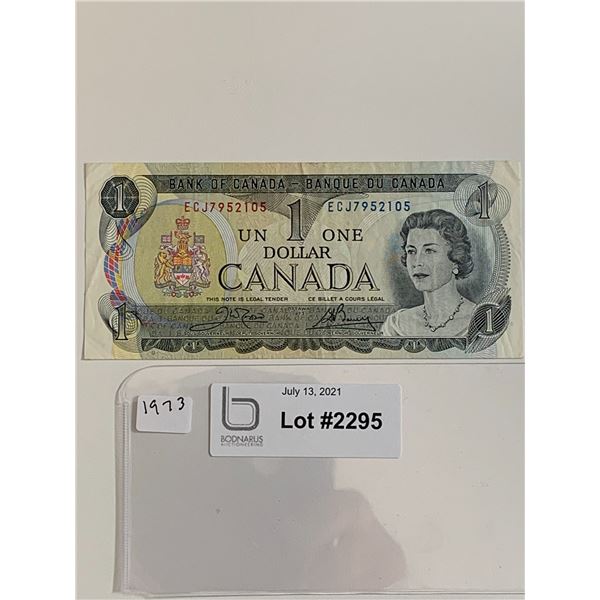 1973 $1 note