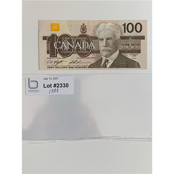 1988 $100 note