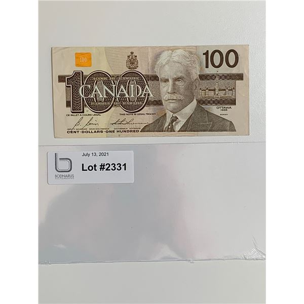 1988 $100 note