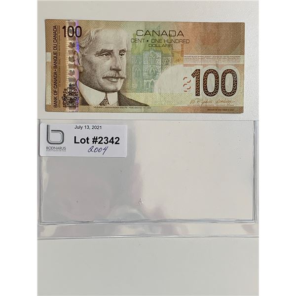 2004 $100   note