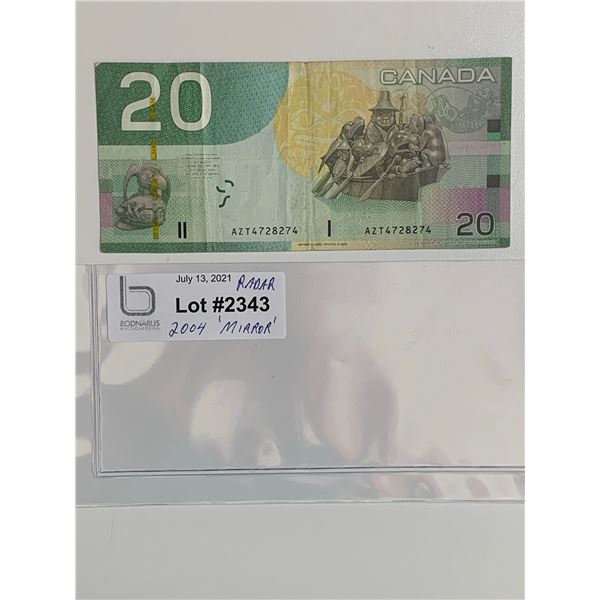 2004 $20 note