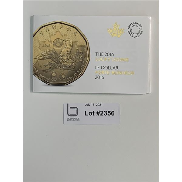 2016 Lucky Loonie 5 loonies