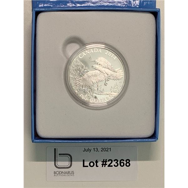 2014 $100 Pure Silver Bald Eagle coin