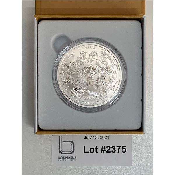 2014 $200 Pure Silver Canada’s Vast Prairies coin