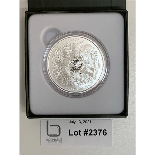 2014 $200 Pure Silver Towering Forests coin