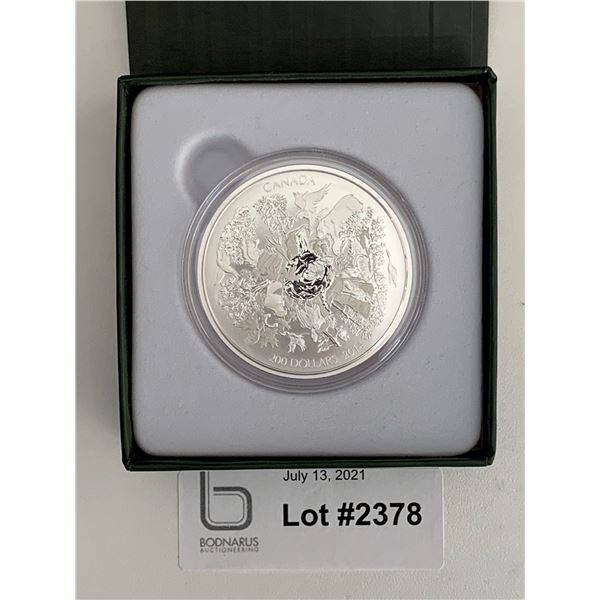 2014 $200 Pure Silver Towering Forests coin
