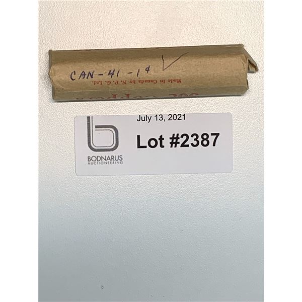 1941 full roll on Canadian Pennies one cent