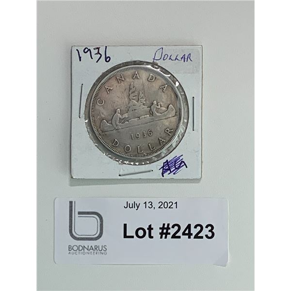 1936 Canada Dollar coin