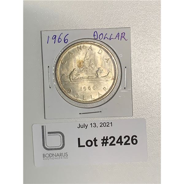 1966 Canada Dollar coin