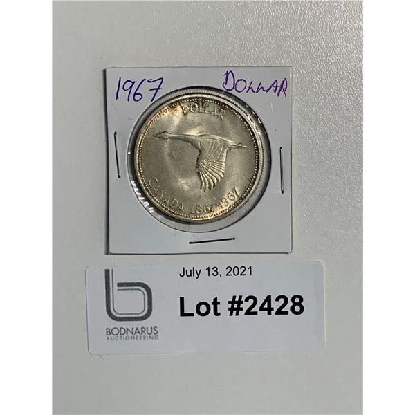 1967 Canada Dollar coin