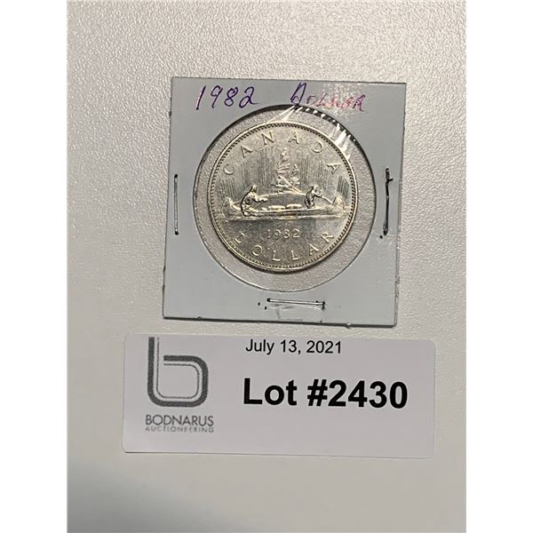 1982 Canada Dollar coin