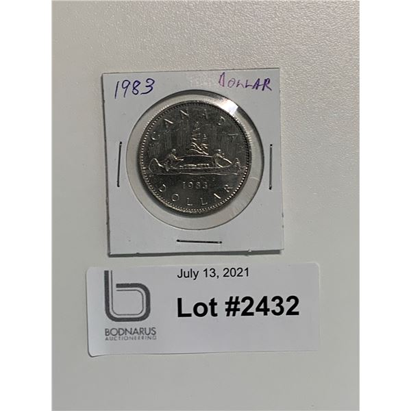 1983 Canada Dollar coin