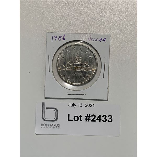 1986 Canada Dollar coin