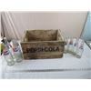 Image 1 : Wood Pepsi-Cola Crate + 8 Pepsi bottles