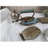 Image 2 : Coleman Gas Iron + vintage alluminium and Tin items