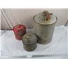 Image 1 : 3 Vintage Tin Gas/Oil Cans
