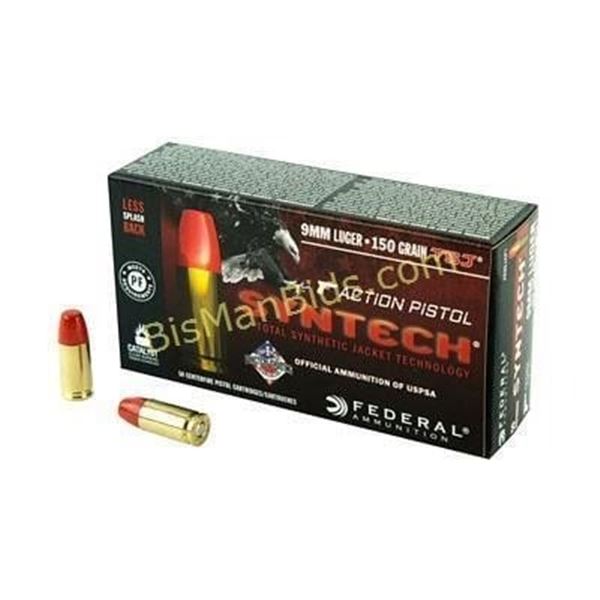 FED SYNTECH 9MM 150GR TSJ - 50 Rds