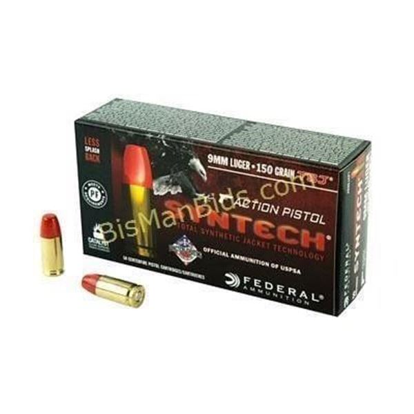 FED SYNTECH 9MM 150GR TSJ - 50 Rds