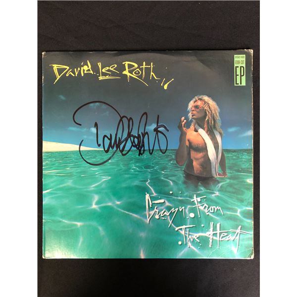 DAVID LEE ROTH SIGNED VINYL ALBUM