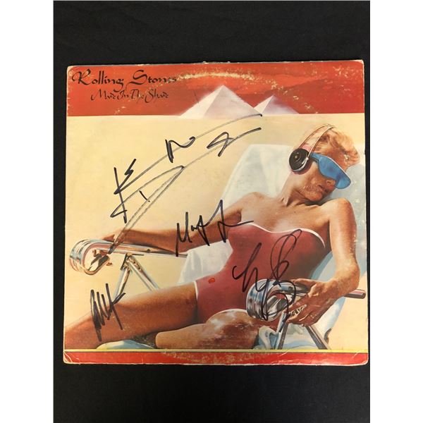 THE ROLLING STONES SIGNED "MADE IN THE SHADE" ALBUM COVER