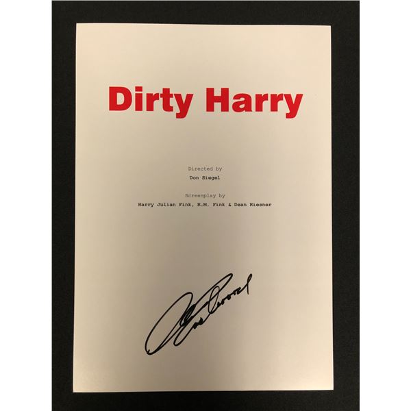 CLINT EASTWOOD SIGNED "DIRTY HARRY" SCRIPT COVER (REAL AUTHENTIC COA)