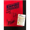 Image 2 : EMPIRE STRIKES BACK SIGNED SCRIPT COVER (REAL AUTHENTIC COA)
