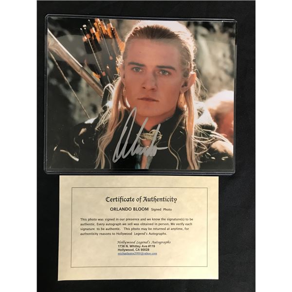 ORLANDO BLOOM SIGNED 8X10 PHOTO W/COA