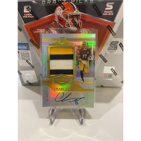 2020 PANINI PLATES & PATCHES #RPA-CC CHASE CLAYPOOL RPA /99