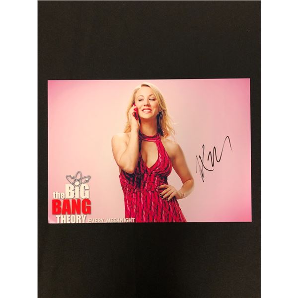 KALEY CUOCO SIGNED 8X10 PHOTO (REAL AUTHENTIC COA)