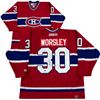 Image 1 : Gump Worsley Autographed Montreal Canadiens Vintage CCM Jersey (Frozen Pond COA)