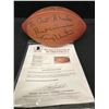 Image 1 : JOHNNY UNITAS SIGNED NFL FOOTBALL W/PERSONAL INSCRIPTION (BECKETT LOA)