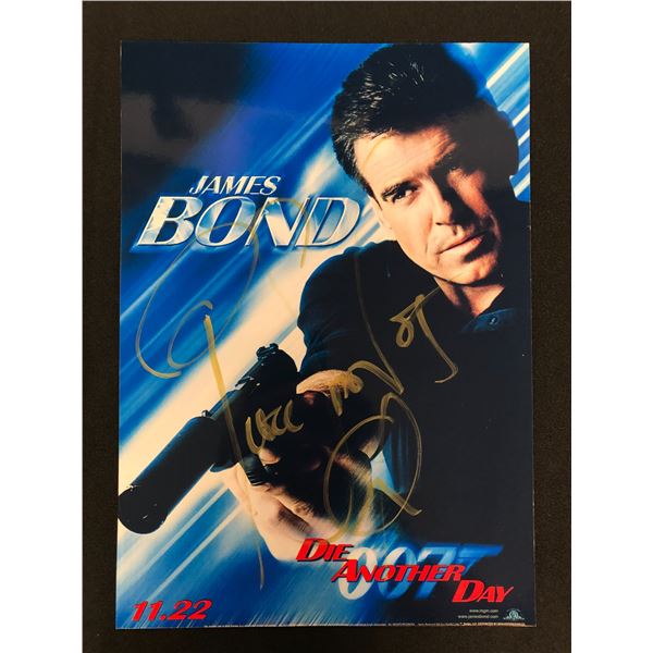 PIERECE BROSNAN SIGNED 8X10 PHOTO (REAL AUTHENTIC COA