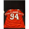 Image 1 : DWAYNE "THE ROCK" JOHNSON SIGNED PRO STYLE JERSEY