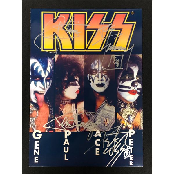 KISS SIGNED 8X10 PHOTO (REAL AUTHENTIC COA)