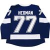 Image 1 : VICTOR HEDMAN SIGNED TAMPA BAY LIGHTNING FANATICS JERSEY (FROZEN POND COA)