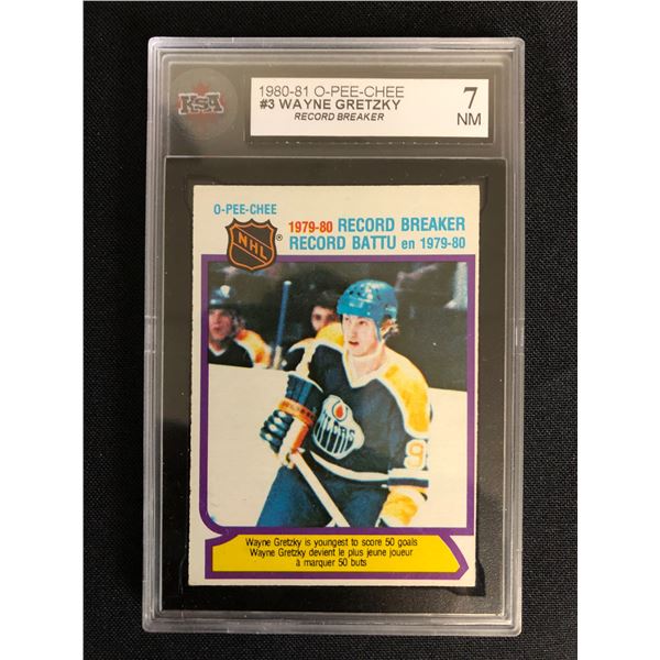 1980-81 O-PEE-CHEE #3 WAYNE GRETZKY (KSA 7)